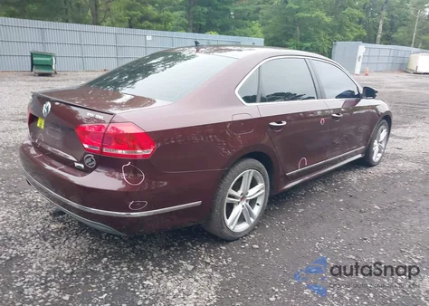 2013 Volkswagen Passat 2.0L Tdi Sel Premium из США, поврежденный, VIN 1VWCN7A33DC083425